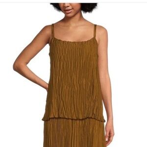 NWT Eileen Fisher Crushed Silk Cami
